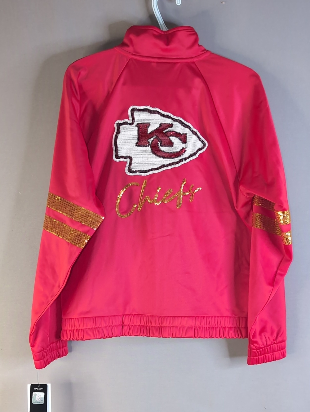 Assorted Sizes-.Women's KC Chiefs Sequin Jacket- NWT